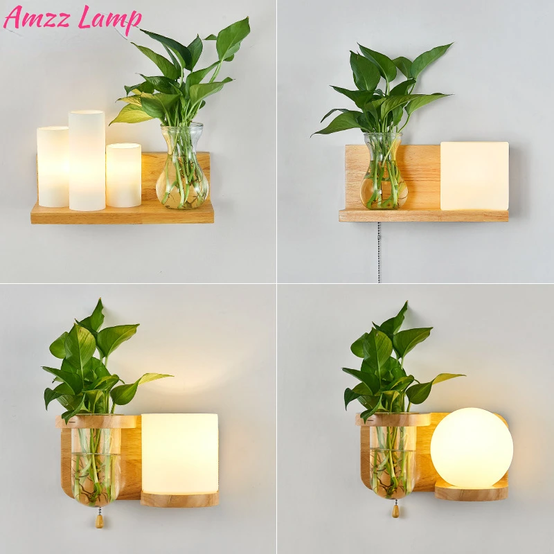 Wall Light Nordic Wood Art Wall Lamp New Simple and Creative Indoor Interior Decorative Living Room Corridor Aisle Balcony Plant
Wall Light Nordic Wood Art Wall Lamp New Simple and Creative Indoor Interior Decorative Living Room Corridor Aisle Balcony Plant