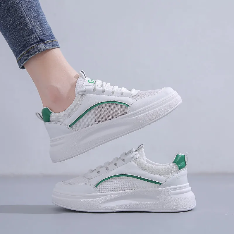 Women Summer Casual Skate Shoes Ladies Pu Mesh Patchwork Sneakers 2022 Female Low Top Lace Up Walk Runnning Non-slip Trainers
Women Summer Casual Skate Shoes Ladies Pu Mesh Patchwork Sneakers 2022 Female Low Top Lace Up Walk Runnning Non-slip Trainers