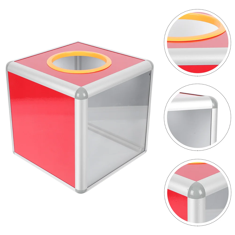 Box Donation Raffle Lottery Multi Transparent Function Ballot Case Meeting Accessory Cubic Drawing Clear Charity Suggestion
Box Donation Raffle Lottery Multi Transparent Function Ballot Case Meeting Accessory Cubic Drawing Clear Charity Suggestion