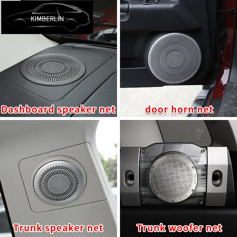 For 07-21Toyota FJ Cruiserinstrument panel horn net/door horn net/trunk horn net/trunk bass horn net interior styling decoration
For 07-21Toyota FJ Cruiserinstrument panel horn net/door horn net/trunk horn net/trunk bass horn net interior styling decoration