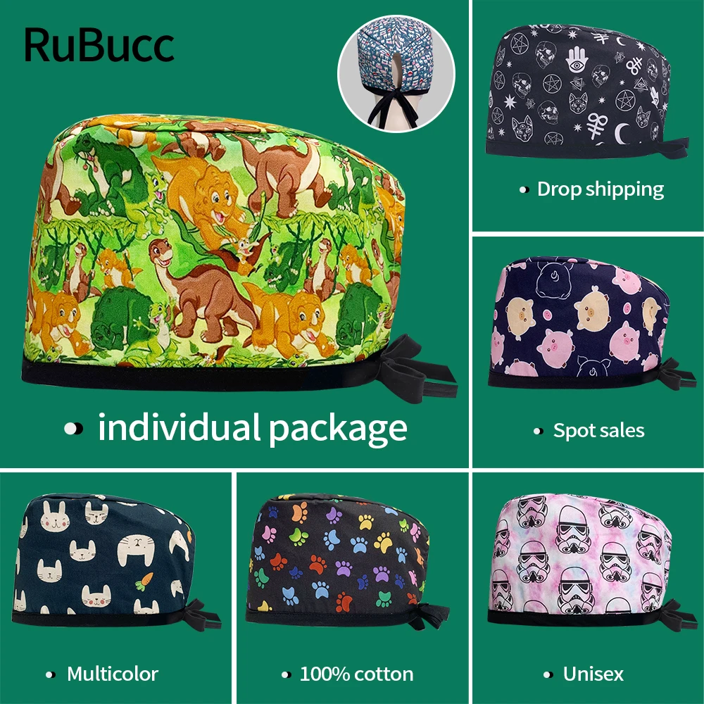 Cartoon Printing Scrub Cap Wholesale Adjustable Size Scrubs Hat Nursing Hats for Women Medical Scrubs Hat pharmacist Nurse Caps
Cartoon Printing Scrub Cap Wholesale Adjustable Size Scrubs Hat Nursing Hats for Women Medical Scrubs Hat pharmacist Nurse Caps