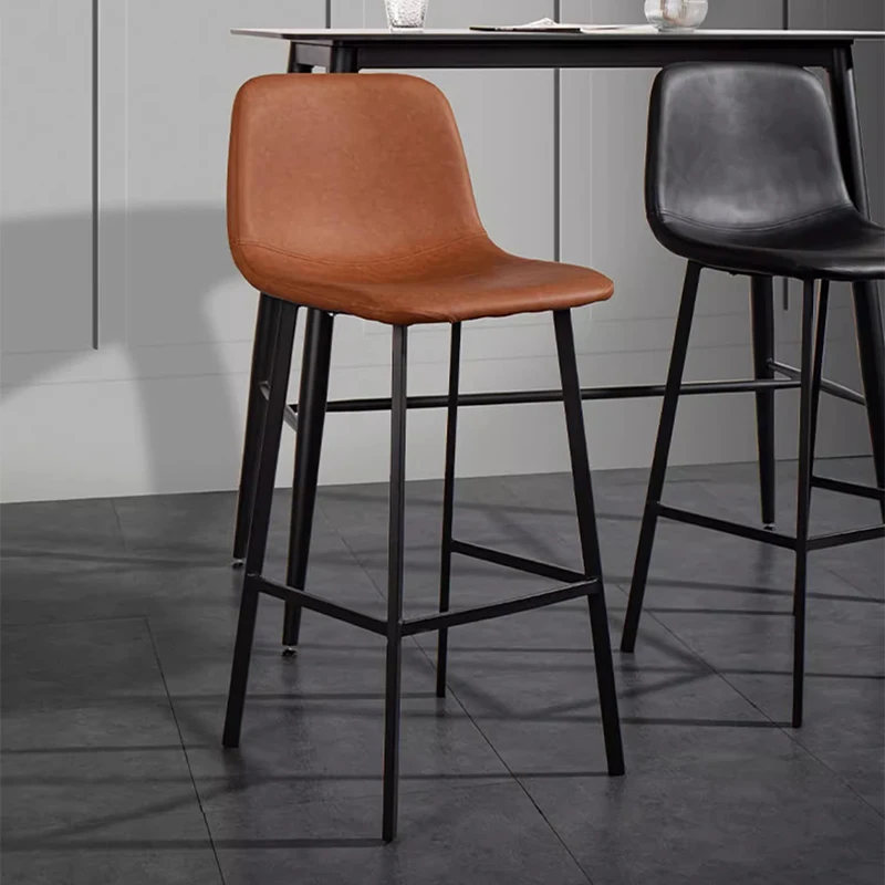 Modern Stylish Bar Stool Backrest Metal Reinforce Minimalist Dining Chair Dinning Designer Banqueta Alta Household Product
Modern Stylish Bar Stool Backrest Metal Reinforce Minimalist Dining Chair Dinning Designer Banqueta Alta Household Product