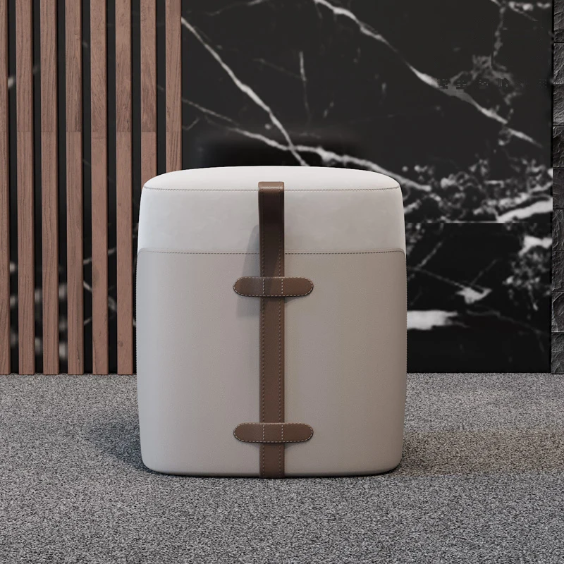 Nordic Leather Cloakroom Balcony Low Stool Home Furniture Hallway Fabric Footstool Creative Living Room Small Apartment Ottomans
Nordic Leather Cloakroom Balcony Low Stool Home Furniture Hallway Fabric Footstool Creative Living Room Small Apartment Ottomans