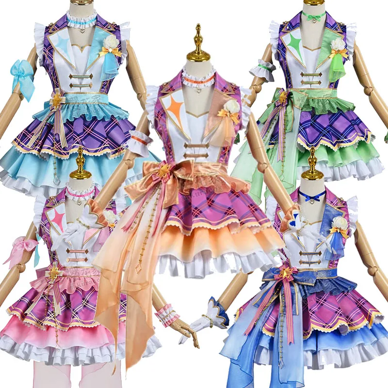 Костюмы для косплея Love Live, супер звезда, лиелла свежий Аруса, Косака, Хонока, минами, Котори, яркое платье принцессы
Костюмы для косплея Love Live, супер звезда, лиелла свежий Аруса, Косака, Хонока, минами, Котори, яркое платье принцессы