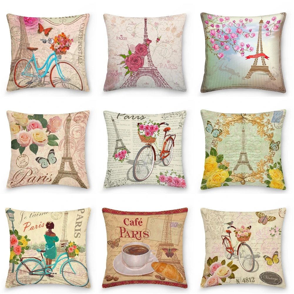 Romantic Paris Decor Pillowcase Home Decor Pillowcase Vintage Eiffel Tower Cushion Cover Pillowcase
Romantic Paris Decor Pillowcase Home Decor Pillowcase Vintage Eiffel Tower Cushion Cover Pillowcase