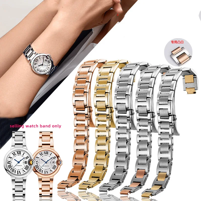 stainless steel watchband for Cartier Ballon Bleu series 20*12mm 18*11mm 14*8mm W6920046 straps women's men's bracelet
stainless steel watchband for Cartier Ballon Bleu series 20*12mm 18*11mm 14*8mm W6920046 straps women's men's bracelet