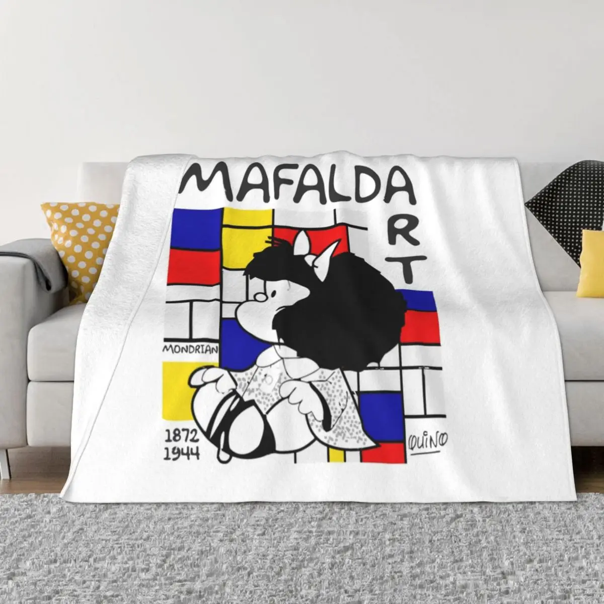Kawaii Cartoon Mafalda Blanket Fleece Winter Manga Multifunction Warm Throw Blanket for Sofa Car Rug Piece
Kawaii Cartoon Mafalda Blanket Fleece Winter Manga Multifunction Warm Throw Blanket for Sofa Car Rug Piece