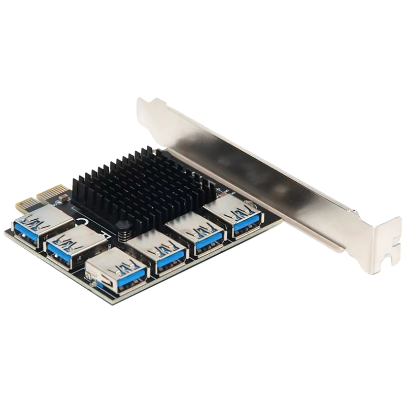 PCI-E Райзер-карта PCI-E 1X до 6 USB3.0, специальный Райзер-карта, Райзер-карта, преобразователь Pcie для майнинга BTC
PCI-E Райзер-карта PCI-E 1X до 6 USB3.0, специальный Райзер-карта, Райзер-карта, преобразователь Pcie для майнинга BTC