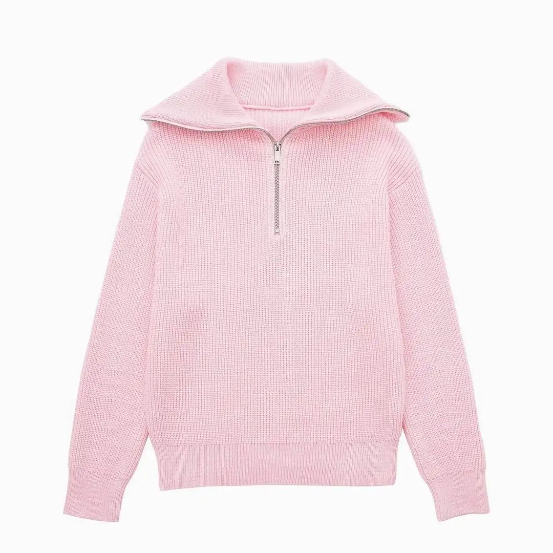Loose Sweater Women 2022 New Fashion Full Sleeve Zipper Sweatshirt Preppy Girl Casual Pullover Top Knit Wears
Loose Sweater Women 2022 New Fashion Full Sleeve Zipper Sweatshirt Preppy Girl Casual Pullover Top Knit Wears