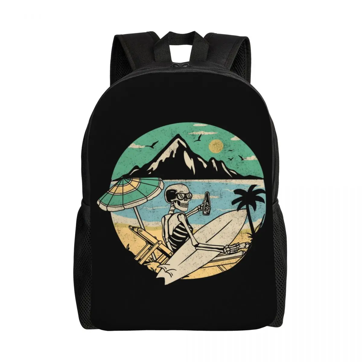 Summer Beach Surfer Skull Travel Backpack Women Men School Computer Bookbag Surfing College Student Daypack Bags
Summer Beach Surfer Skull Travel Backpack Women Men School Computer Bookbag Surfing College Student Daypack Bags