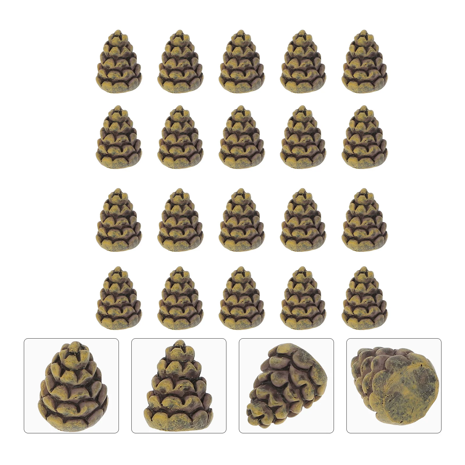 20pcs Pine Cone Decoration Christmas Adorn Xmas Party Ornament for Christmas Home Desktop
20pcs Pine Cone Decoration Christmas Adorn Xmas Party Ornament for Christmas Home Desktop