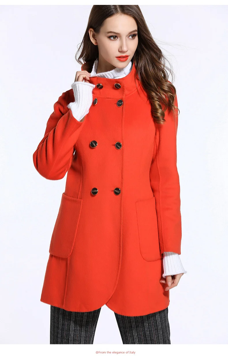 Gowani Winter Wool Coat Solid Double Breasted Slim Fit Elegant and Intellectual Mid-Length Waist Reversible Woolen Coat
Gowani Winter Wool Coat Solid Double Breasted Slim Fit Elegant and Intellectual Mid-Length Waist Reversible Woolen Coat