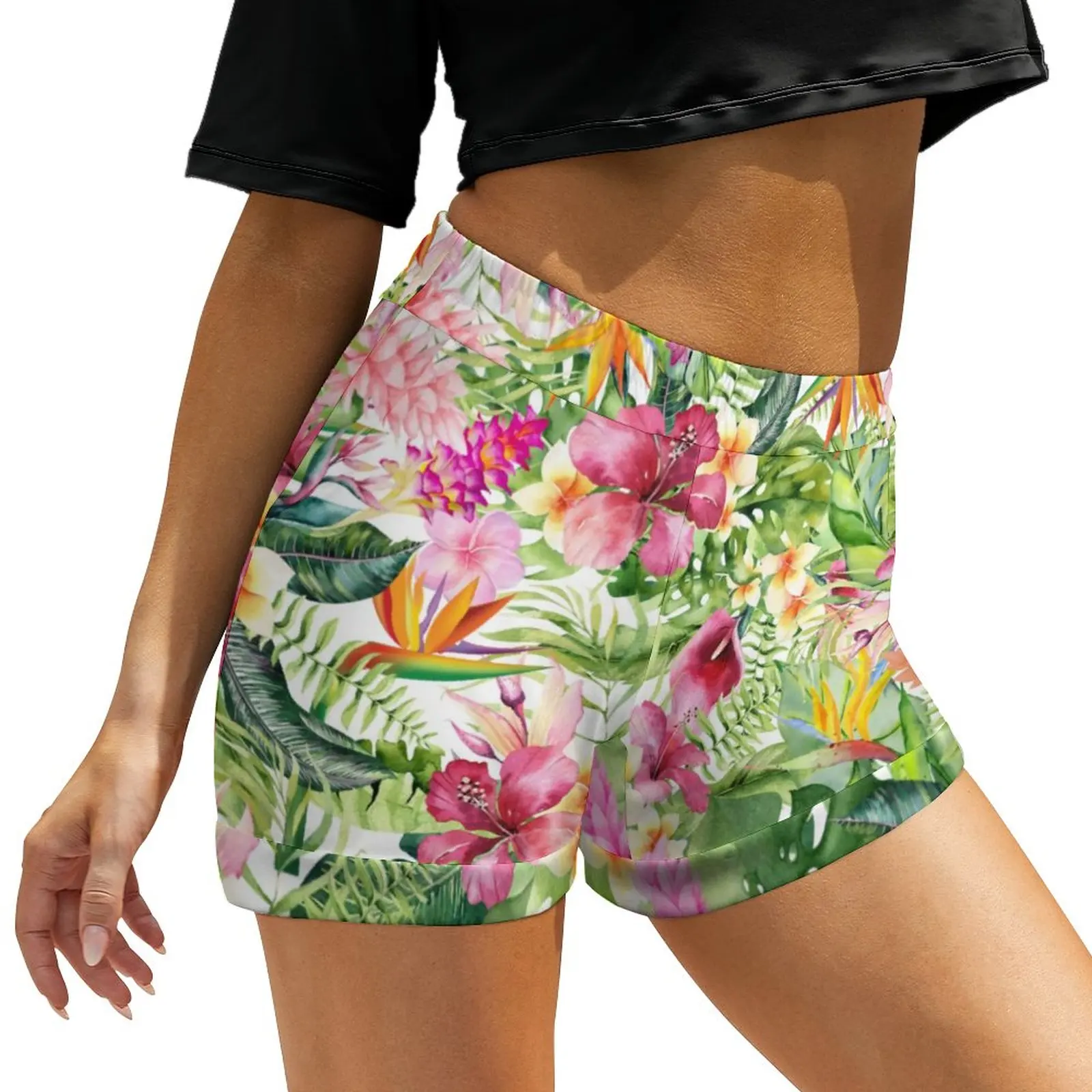 Bright Flowers Shorts High Waist Tropical Hawaiian Floral Print Shorts Cycling Oversize Short Pants Streetwear Bottoms Gift Idea
Bright Flowers Shorts High Waist Tropical Hawaiian Floral Print Shorts Cycling Oversize Short Pants Streetwear Bottoms Gift Idea