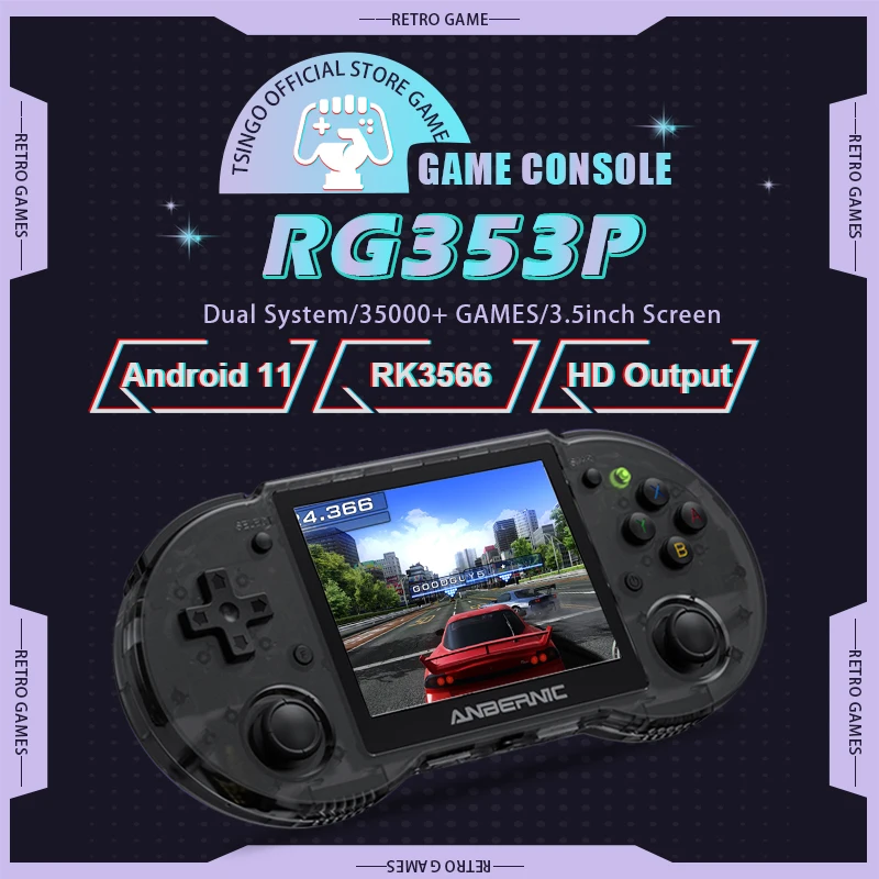 Ретро игровая консоль TSINGO RG350 с IPS экраном 3,5 дюйма, система Linux, HDMI 10000 игр на 32 ГБ/64 ГБ, эмуляторы карт, игровой плеер RG 350
Ретро игровая консоль TSINGO RG350 с IPS экраном 3,5 дюйма, система Linux, HDMI 10000 игр на 32 ГБ/64 ГБ, эмуляторы карт, игровой плеер RG 350
