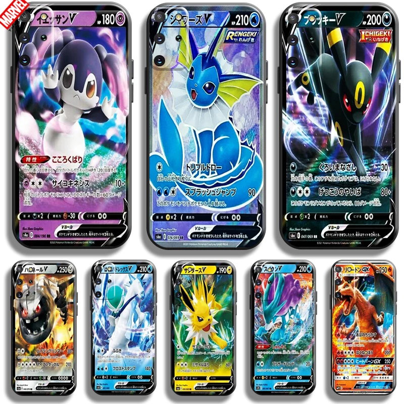Anime Pokemon Cards Pikachu For Samsung Galaxy S21 S20 Plus Ultra S21 S20 FE 5G Phone Case Carcasa Black Liquid Silicon Back
Anime Pokemon Cards Pikachu For Samsung Galaxy S21 S20 Plus Ultra S21 S20 FE 5G Phone Case Carcasa Black Liquid Silicon Back