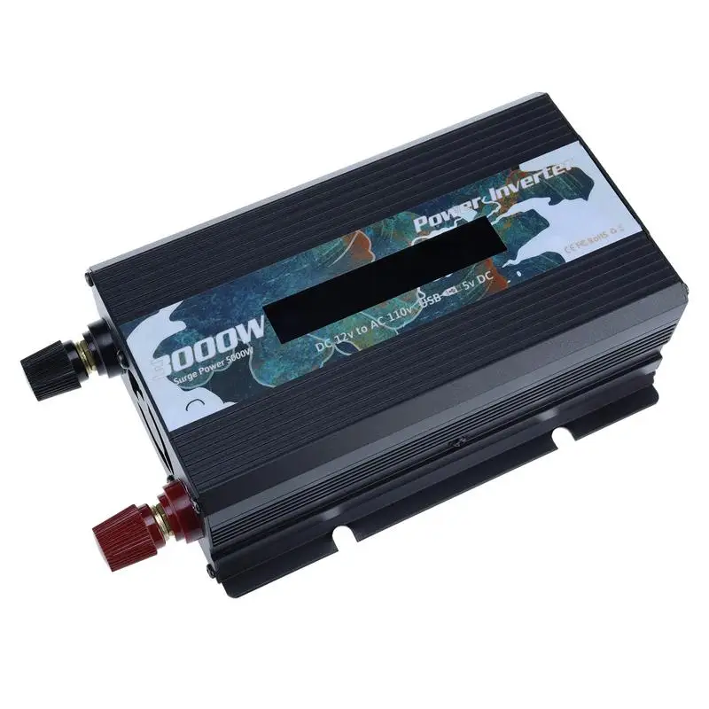 5000W Car Inverters Modified Sine Waves Solar Power DC 12 To AC 110V/220V Voltage Charging Converter
5000W Car Inverters Modified Sine Waves Solar Power DC 12 To AC 110V/220V Voltage Charging Converter