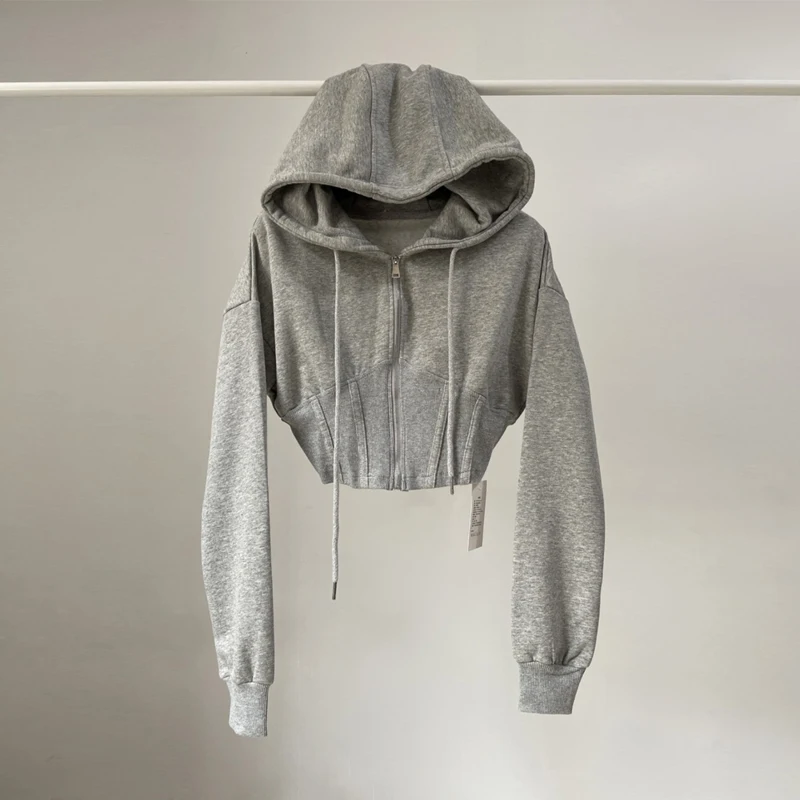 5 Colors Cropped Jackets Women Basic Spring Long Sleeve Ladies Outwear American Style Retro Chic Stylish Hooded Design Slim New
5 Colors Cropped Jackets Women Basic Spring Long Sleeve Ladies Outwear American Style Retro Chic Stylish Hooded Design Slim New