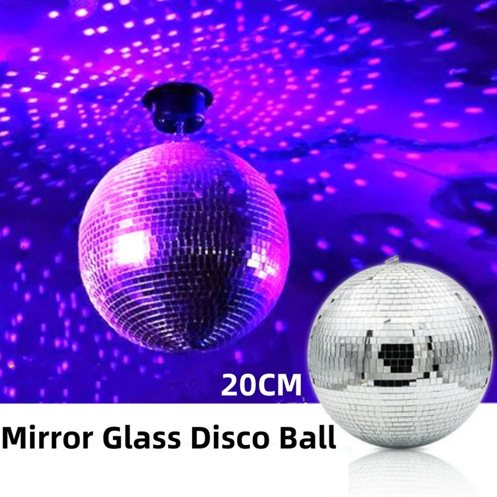 

5 10 15 20cm Disco Mirror Ball DJ Light Silver Dance Party Stage Lighting Eve Beach Swimming Pool Party Reflective Glass Ball