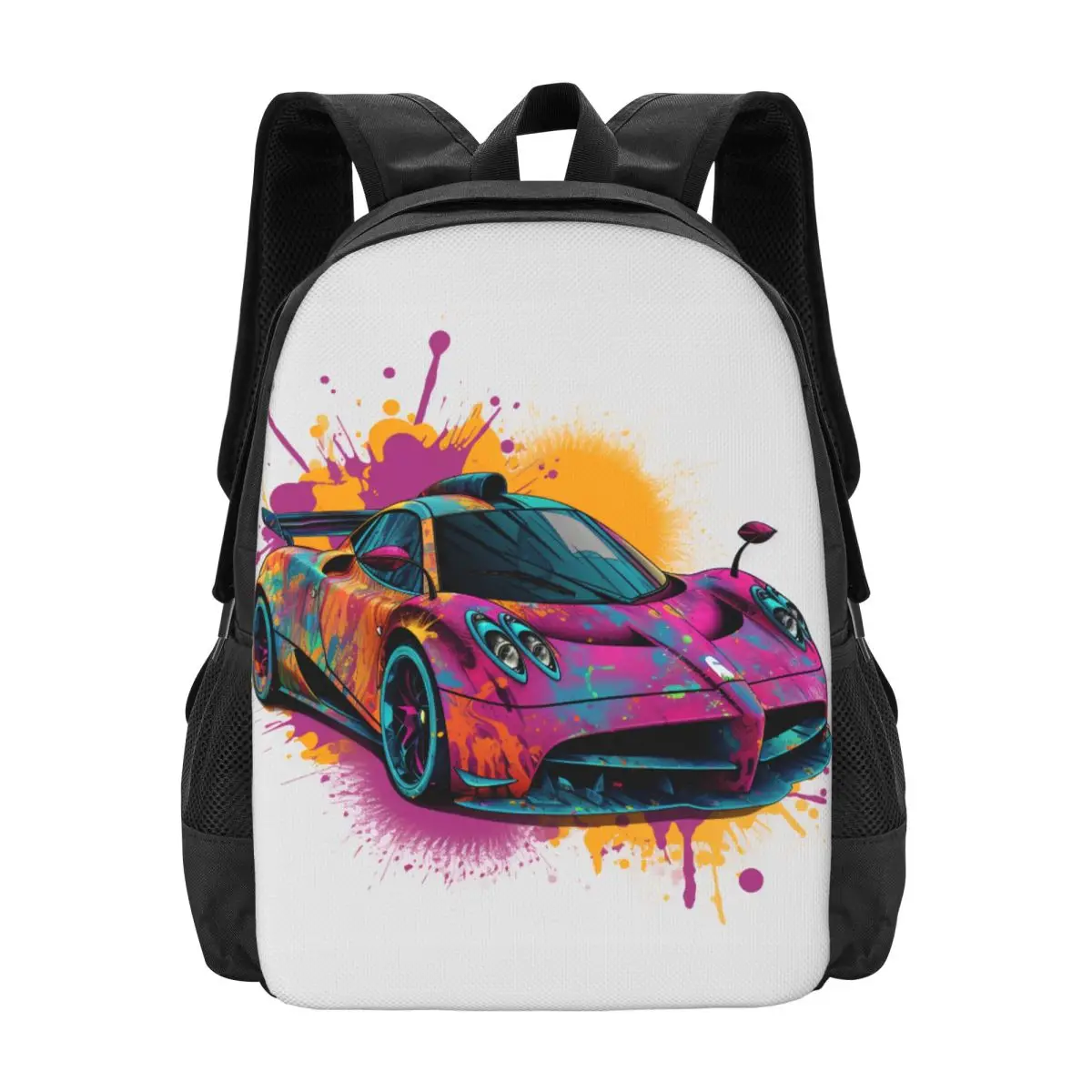 Speed Sports Car Backpack Grafitti Psychadelic Male Polyester Sport Backpacks Soft Modern High School Bags Rucksack
Speed Sports Car Backpack Grafitti Psychadelic Male Polyester Sport Backpacks Soft Modern High School Bags Rucksack