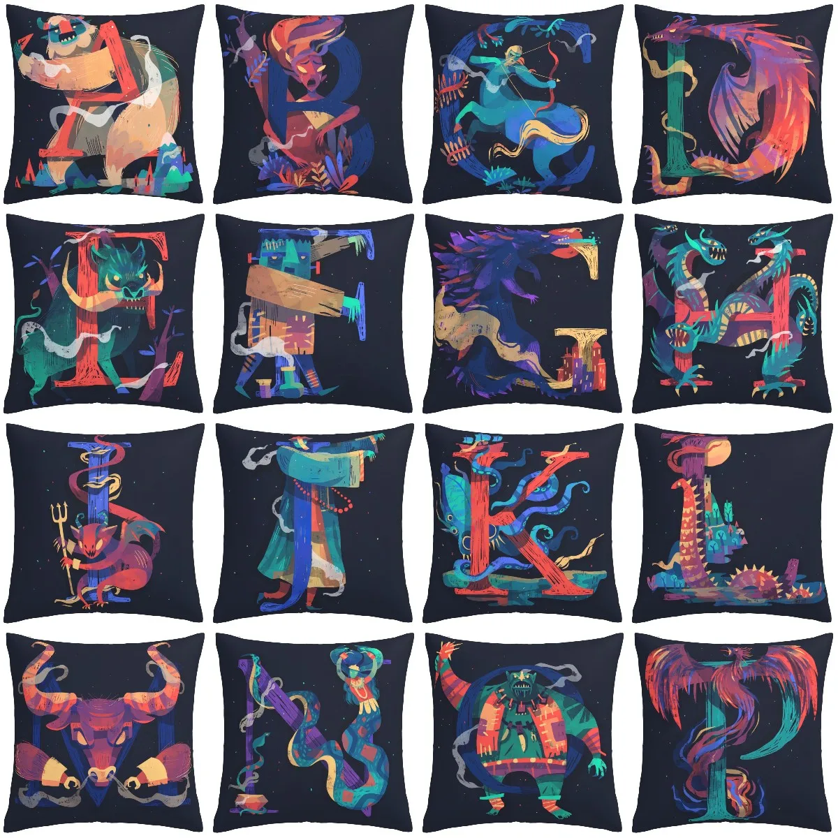 BEEKBING DIY Cartoon Animals Alphabet Style Polyester Print Throw Pillow Living Room Bedroom Sofa Fashion Home Decor Pillowcase
BEEKBING DIY Cartoon Animals Alphabet Style Polyester Print Throw Pillow Living Room Bedroom Sofa Fashion Home Decor Pillowcase