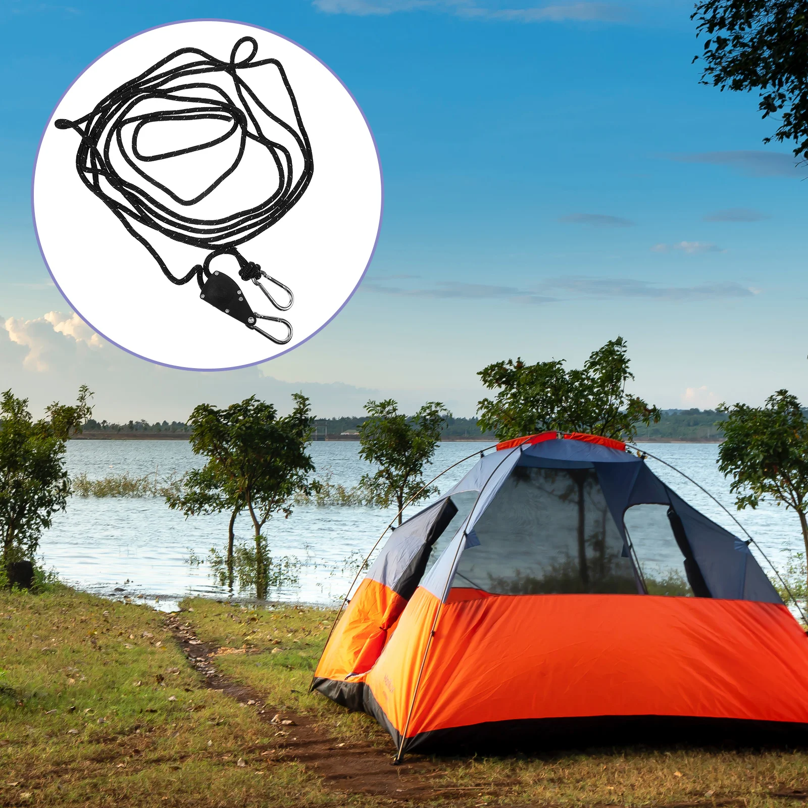 Nylon Camping Camping Camping Tents Tent Tying Supplies Windproof Hanging Ropes Wind-proof Canopy 
Nylon Camping Camping Camping Tents Tent Tying Supplies Windproof Hanging Ropes Wind-proof Canopy