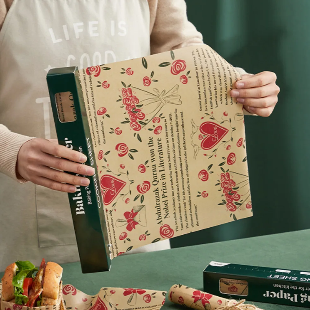 Абсорбирующая масло бумага для выпечки, кухонная пищевая бумага для нуги, картофеля фри, инструмент для выпечки, кухонные принадлежности
Абсорбирующая масло бумага для выпечки, кухонная пищевая бумага для нуги, картофеля фри, инструмент для выпечки, кухонные принадлежности