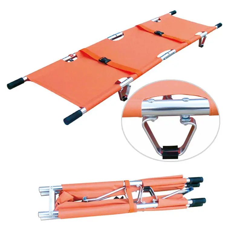 High quality factory price Medical first aid aluminum alloy transport two folding stretcher for hospital use
High quality factory price Medical first aid aluminum alloy transport two folding stretcher for hospital use
