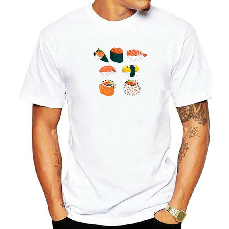Cartoon T Shirt Women Casual Delicious sushi Print Short Sleeve kawaii Tshirt femme Tops Summer Lady Tee Shirt Camisetas Mujer
Cartoon T Shirt Women Casual Delicious sushi Print Short Sleeve kawaii Tshirt femme Tops Summer Lady Tee Shirt Camisetas Mujer