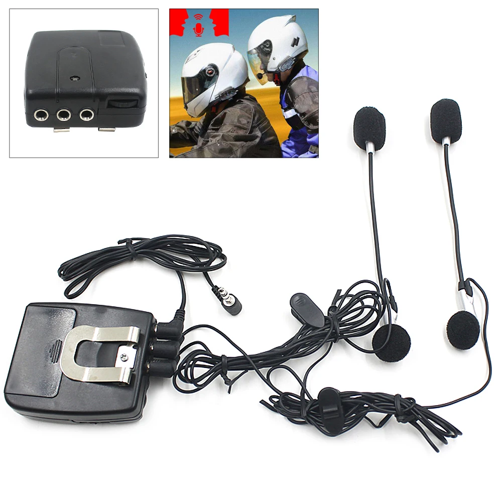 Motorcycle Intercom Helme 2 People Talking Universal Pairing Waterproof Interphone Headset Helmet 3.5MM with MIC For Motorcycle
Motorcycle Intercom Helme 2 People Talking Universal Pairing Waterproof Interphone Headset Helmet 3.5MM with MIC For Motorcycle