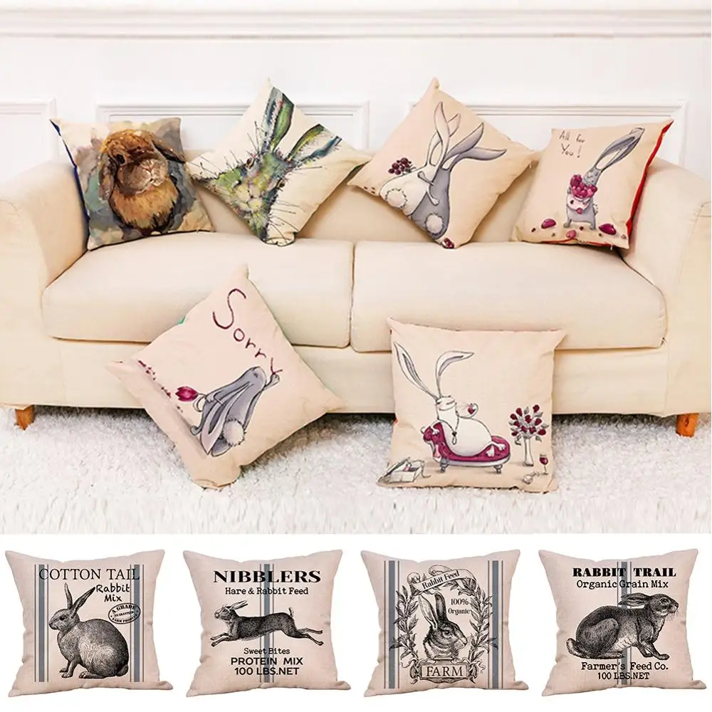 Spring Easter Pillow Covers Cases Decorative Cushion Sofa Rabbit Pattern Printing For Home Living Room Seat Bedroom Decoration
Spring Easter Pillow Covers Cases Decorative Cushion Sofa Rabbit Pattern Printing For Home Living Room Seat Bedroom Decoration
