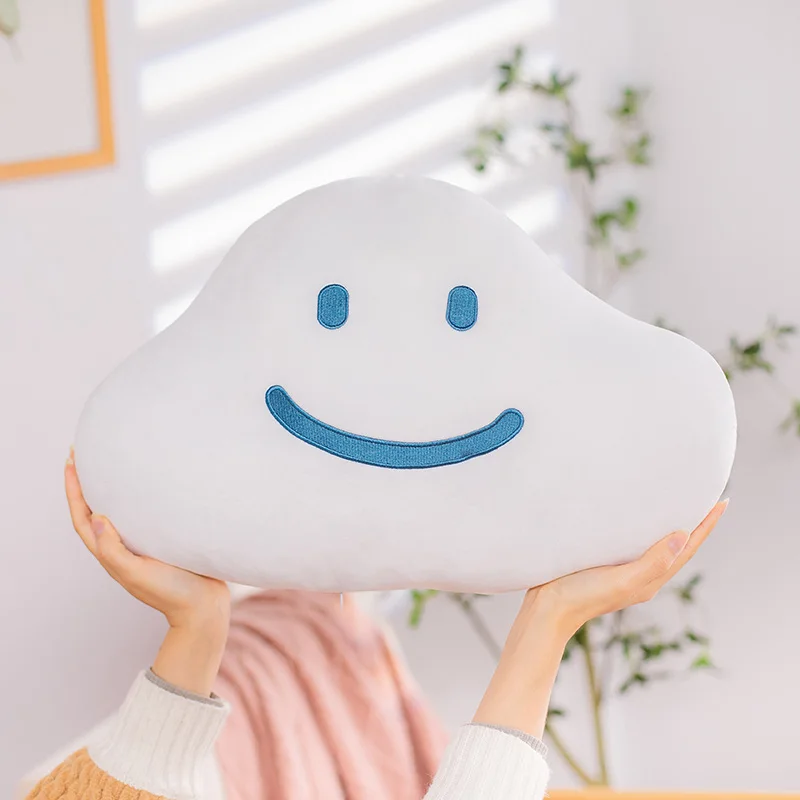 IG горячая Распродажа милая улыбка облако плюшевая игрушка мягкое Белое Облако со