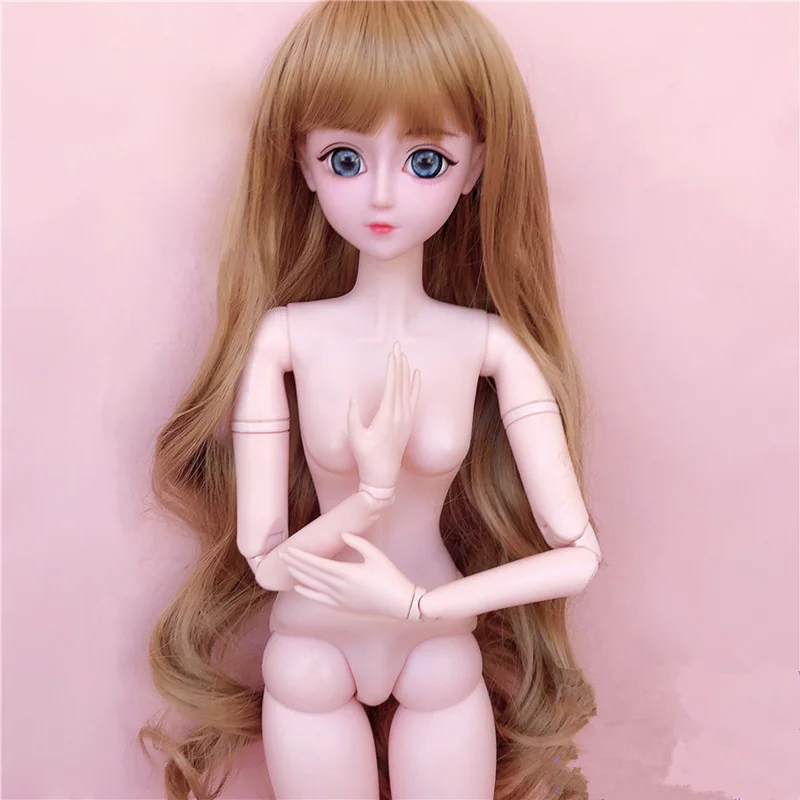 60 см розовая кожа девочка кукла с макияжем Сменные глаза 1/3 BJD Кукла одеваются игрушка для детей подарок для девочек
60 см розовая кожа девочка кукла с макияжем Сменные глаза 1/3 BJD Кукла одеваются игрушка для детей подарок для девочек