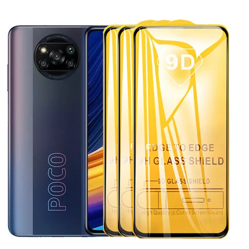 9D 3PCS Tempered Glass On For XiaoMi POCO M3 X3 NFC M4 Pro Screen Protector For Poco F3 F2 pro poco X3 Pro Full Cover Glass
9D 3PCS Tempered Glass On For XiaoMi POCO M3 X3 NFC M4 Pro Screen Protector For Poco F3 F2 pro poco X3 Pro Full Cover Glass