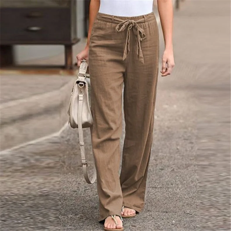Cutistation Solid Color Cotton Linen Women Pants Spring 2023 Elastic Waist Straight Leg Loose Casual Trousers Plus Size Clothing
Cutistation Solid Color Cotton Linen Women Pants Spring 2023 Elastic Waist Straight Leg Loose Casual Trousers Plus Size Clothing