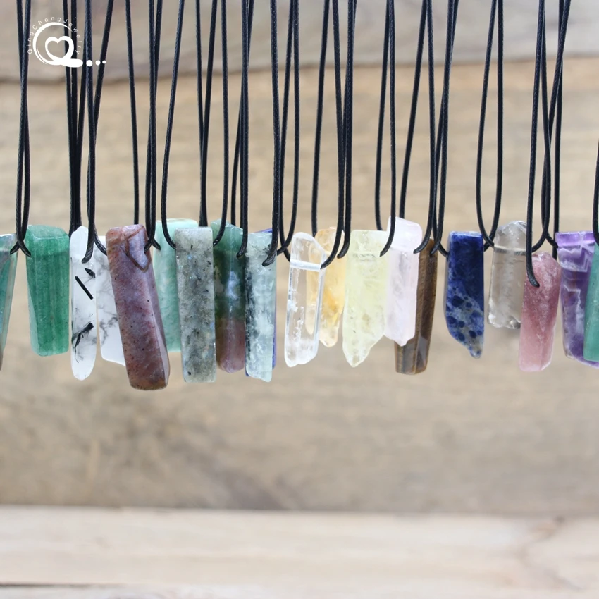 Healing Reiki Raw Stone Slice Point Pendants Necklace,Natural Gmes Rose Quartzs Citrines Tiger eye Agates Women Jewelry,QC3013
Healing Reiki Raw Stone Slice Point Pendants Necklace,Natural Gmes Rose Quartzs Citrines Tiger eye Agates Women Jewelry,QC3013