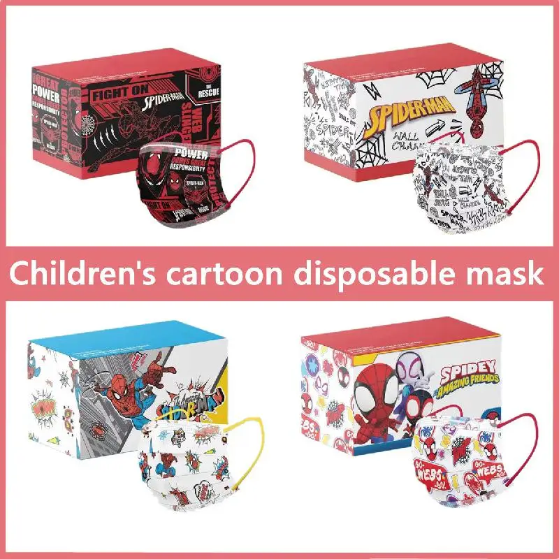 Disney Children Mask Spider-man Marvel Avengers Character Disposable Face Mask Cartoon Hero Pattern Lilo&stitch Pixar Dust Cover
Disney Children Mask Spider-man Marvel Avengers Character Disposable Face Mask Cartoon Hero Pattern Lilo&stitch Pixar Dust Cover