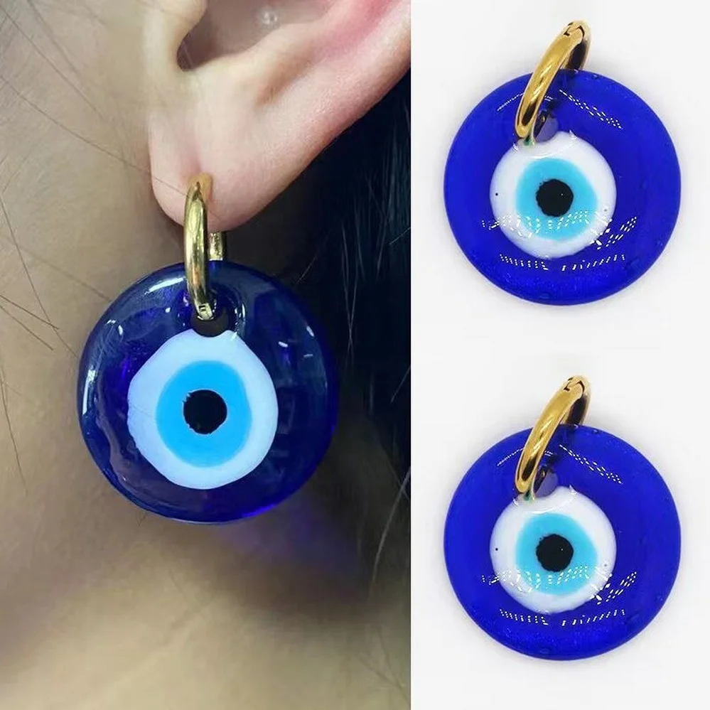 Vintage Boho Evil Eye Earring for Women Turkey Blue Eyes Ear Hoop Lucky Eye Ear Studs Simple Ear Buckle Girl Charm Trend Jewelry
Vintage Boho Evil Eye Earring for Women Turkey Blue Eyes Ear Hoop Lucky Eye Ear Studs Simple Ear Buckle Girl Charm Trend Jewelry