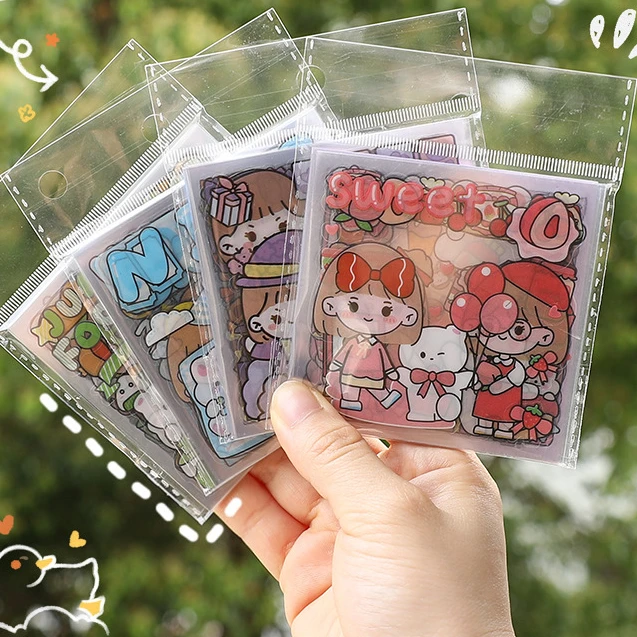 10 Packs Total 200PCS Sweet Little Girl Mini PVC Stickers Set 8*8cm DIY Journal Diary Decoration Stationery Kawaii Stationery
10 Packs Total 200PCS Sweet Little Girl Mini PVC Stickers Set 8*8cm DIY Journal Diary Decoration Stationery Kawaii Stationery