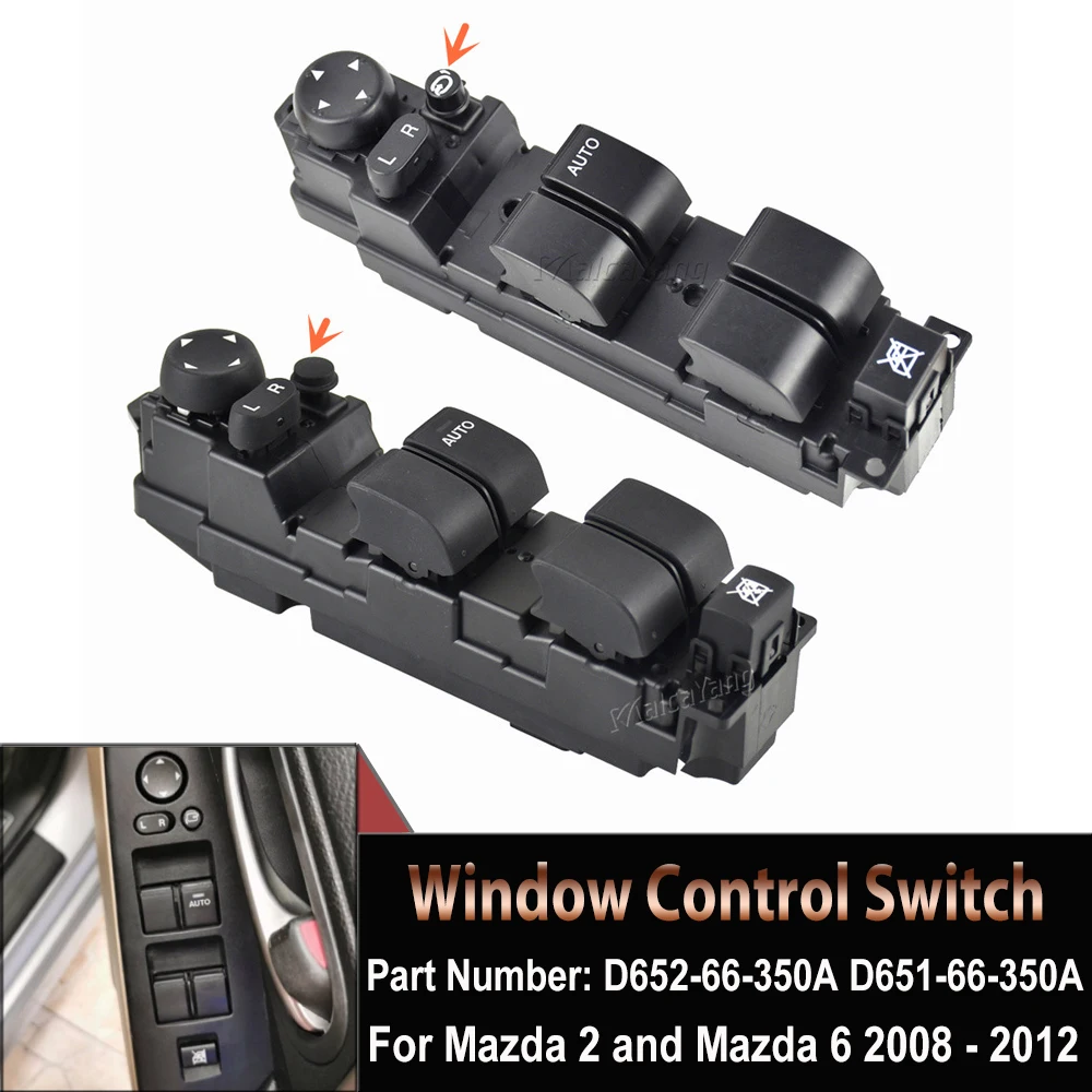 D652-66-350A Новый выключатель стеклоподъемника для Mazda 2 и для Mazda 6 2008-2012, выключатель стеклоподъемника, Аксессуары для автомобилей
D652-66-350A Новый выключатель стеклоподъемника для Mazda 2 и для Mazda 6 2008-2012, выключатель стеклоподъемника, Аксессуары для автомобилей