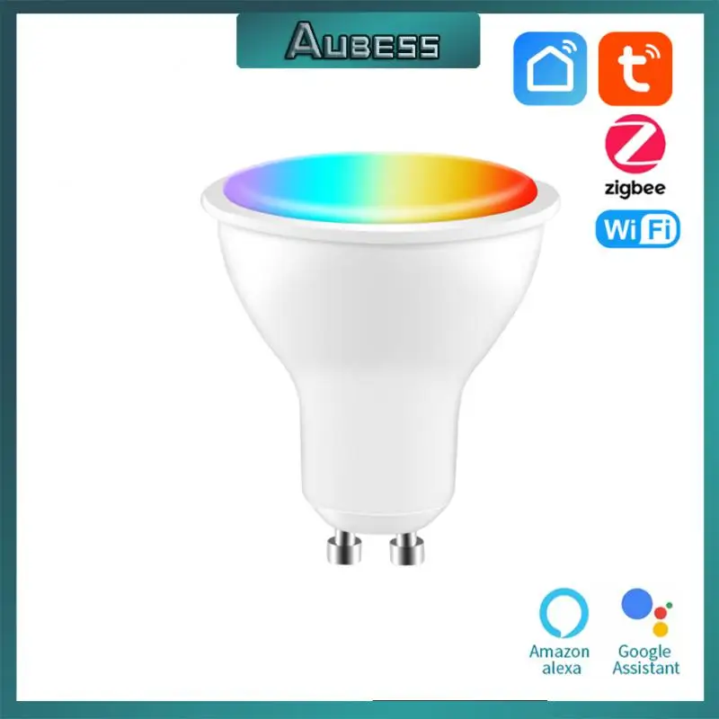 Tuya ZigBee WIFI Smart Light Bulb Gu10 LED Light Bulb Smart Life APP 3.5W RGBCW Voice Control Work with Alexa Google Home
Tuya ZigBee WIFI Smart Light Bulb Gu10 LED Light Bulb Smart Life APP 3.5W RGBCW Voice Control Work with Alexa Google Home