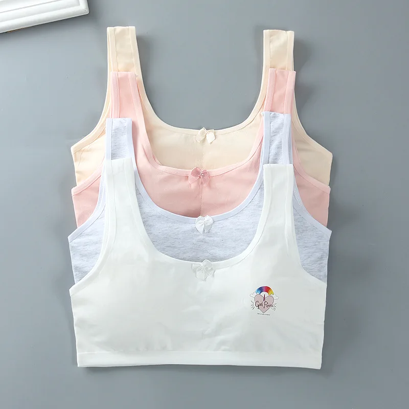 Gift Girl Bra 12 Teen Crop Top Underwear Vest Racerback Puberty Sport Training Bras Letter Streetwear Tube Top New Year 8-14Y
Gift Girl Bra 12 Teen Crop Top Underwear Vest Racerback Puberty Sport Training Bras Letter Streetwear Tube Top New Year 8-14Y