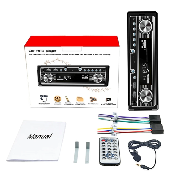 Retro Autoradio One Din Car Radio Car Audio Bluetooth MP3 Player Bluetooth Handfree USB/TF Car Stereo Radio ISO
Retro Autoradio One Din Car Radio Car Audio Bluetooth MP3 Player Bluetooth Handfree USB/TF Car Stereo Radio ISO