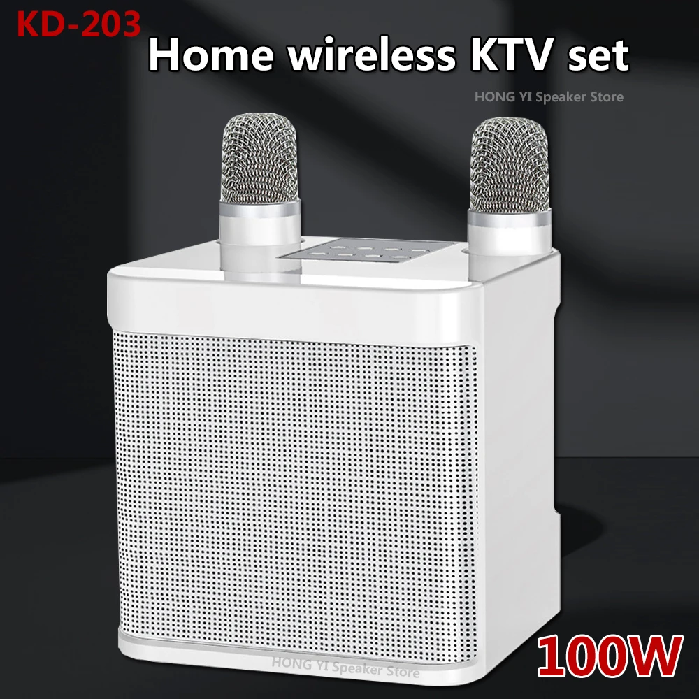 Портативный домашний ТВ KTV-набор пиковой мощности 100 Вт, беспроводные Bluetooth-колонки, уличный домашний микрофон, Встроенная аудиосистема
Портативный домашний ТВ KTV-набор пиковой мощности 100 Вт, беспроводные Bluetooth-колонки, уличный домашний микрофон, Встроенная аудиосистема
