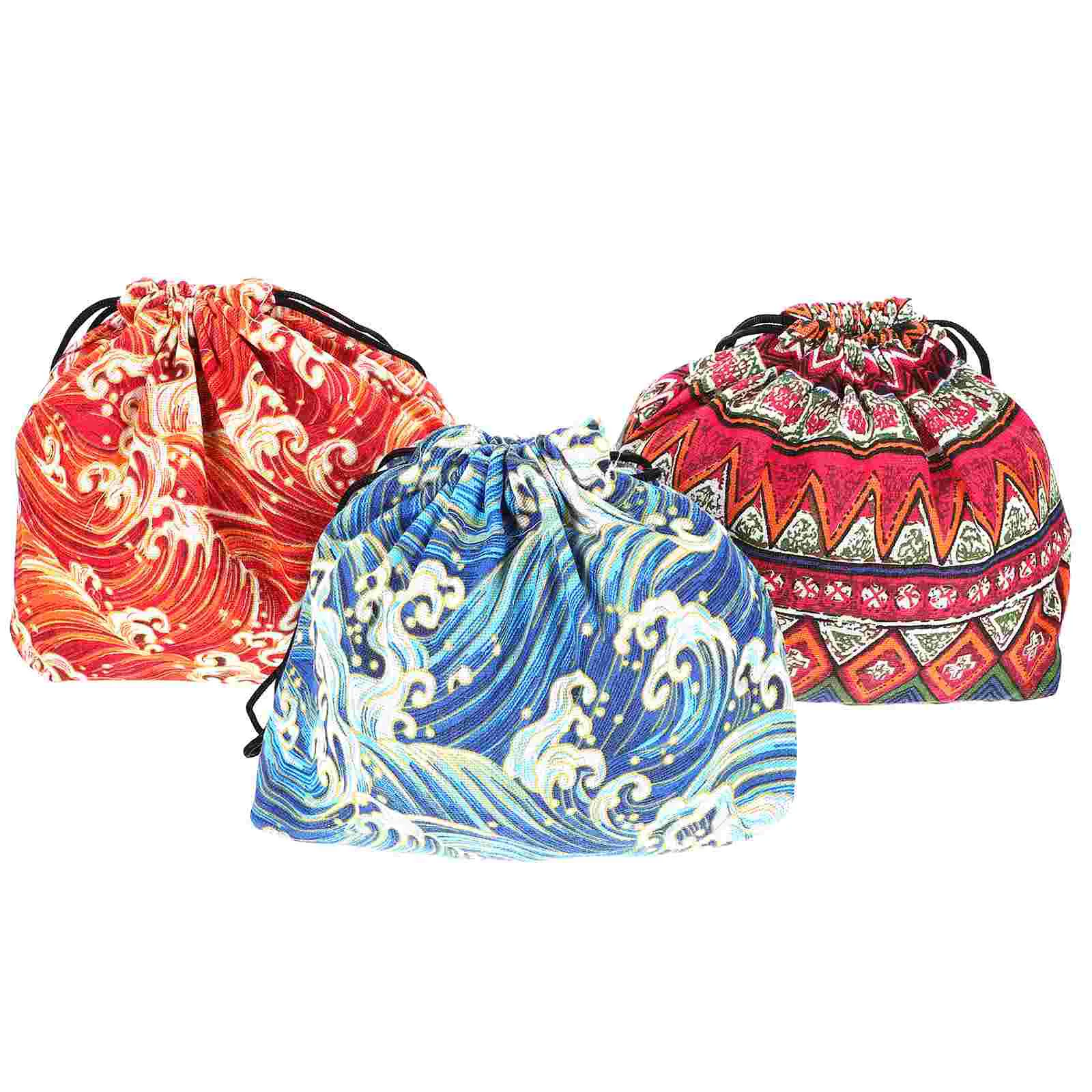 3 Pcs Containers Food Lunch Bag Meal Kit Drawstring Japanese Style Pouch Outdoor Storage Portable Miss
3 Pcs Containers Food Lunch Bag Meal Kit Drawstring Japanese Style Pouch Outdoor Storage Portable Miss