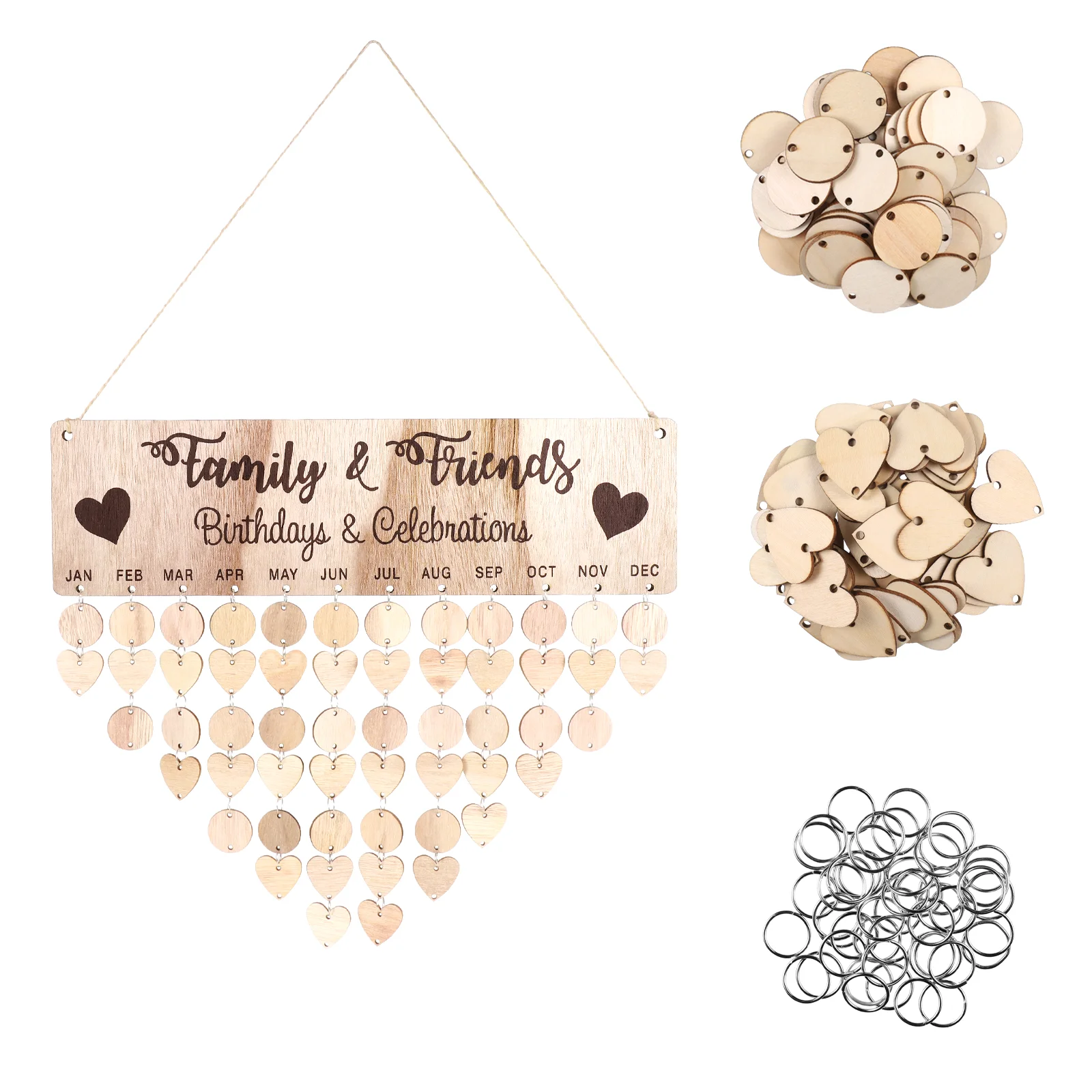 Birthday Reminder Board Family Hanging Calendar Home Decoration House Gifts Wood Plaque Wall Menology Decorations Wedding
Birthday Reminder Board Family Hanging Calendar Home Decoration House Gifts Wood Plaque Wall Menology Decorations Wedding