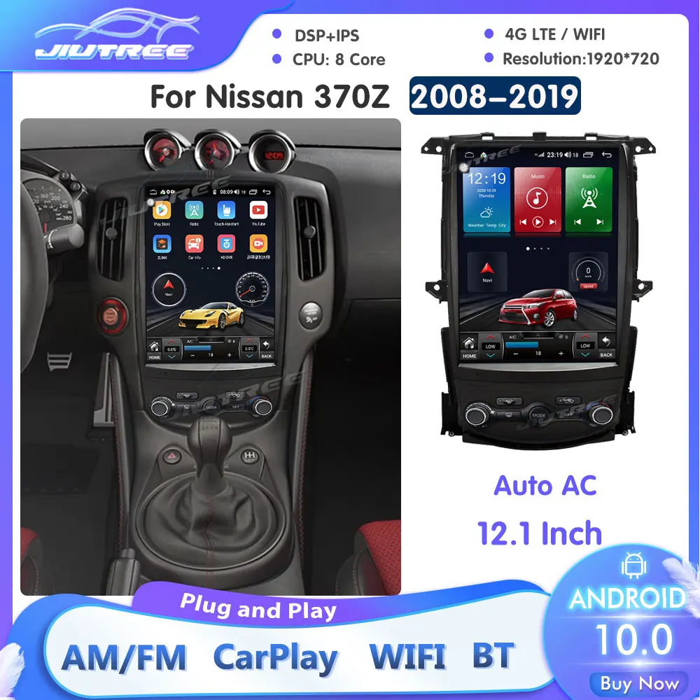 Android 10 Tesla Style For Nissan 370Z 2008-2019 Car Radio Multimedia Video Player GPS Navigation Carplay Head Unit Touch Screen
Android 10 Tesla Style For Nissan 370Z 2008-2019 Car Radio Multimedia Video Player GPS Navigation Carplay Head Unit Touch Screen