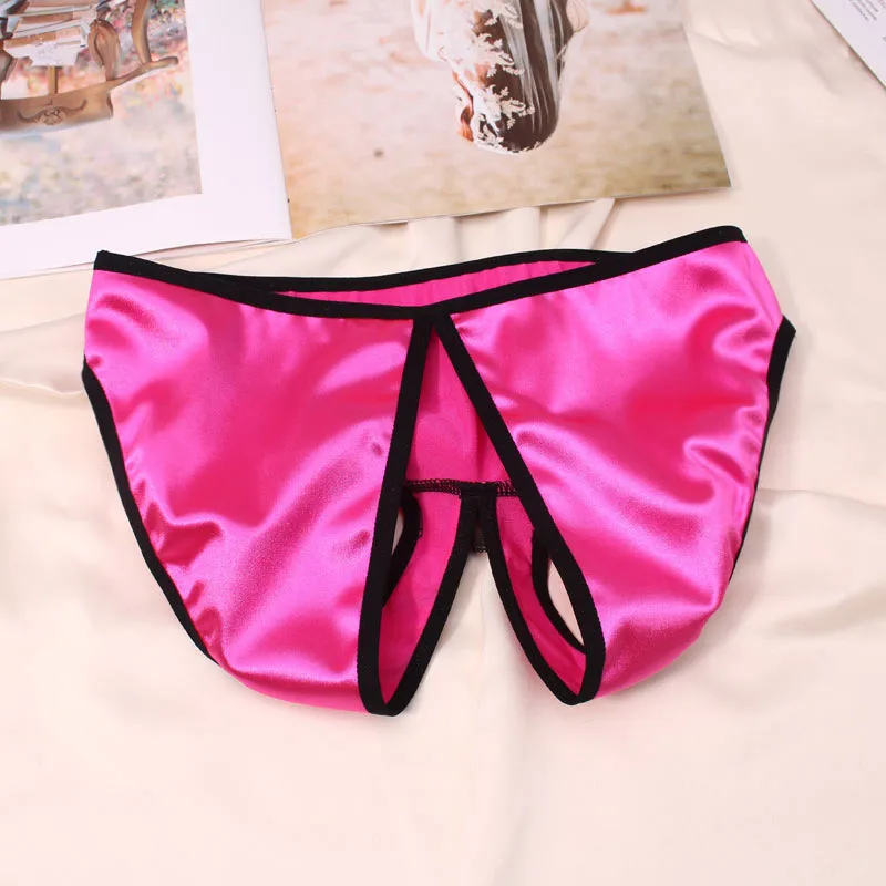 Women Sexy Crotchless Bowknot Panties Ladies Sexy Opening Crotch Low-rise Underwear Female Seamless Shorts Erotic Lingerie
Women Sexy Crotchless Bowknot Panties Ladies Sexy Opening Crotch Low-rise Underwear Female Seamless Shorts Erotic Lingerie