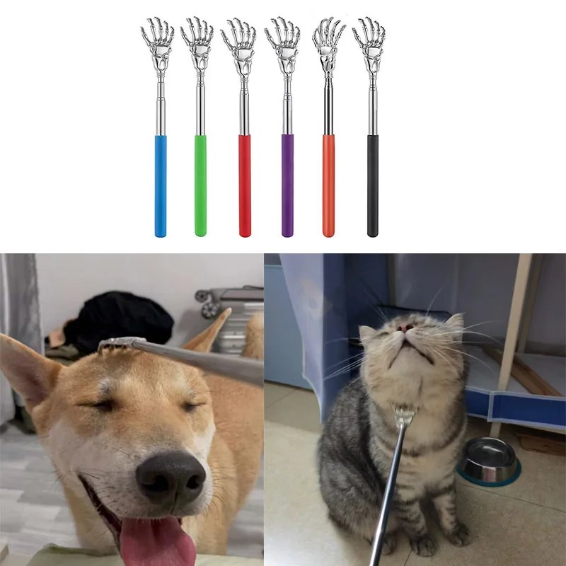 Cat Scratching Claw Interact Toy Massager Toys Pet Portable Telescopic Stainless Steel Teasing Cat Toys Back Scratcher
Cat Scratching Claw Interact Toy Massager Toys Pet Portable Telescopic Stainless Steel Teasing Cat Toys Back Scratcher