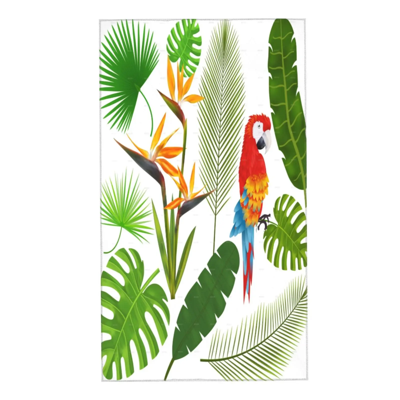 Face Towel beautiful parrot macaw in tropical leaves, flowers Soft Bath Hotel Spa Gym Sport Hand Towelstoalla gimnasio
Face Towel beautiful parrot macaw in tropical leaves, flowers Soft Bath Hotel Spa Gym Sport Hand Towelstoalla gimnasio