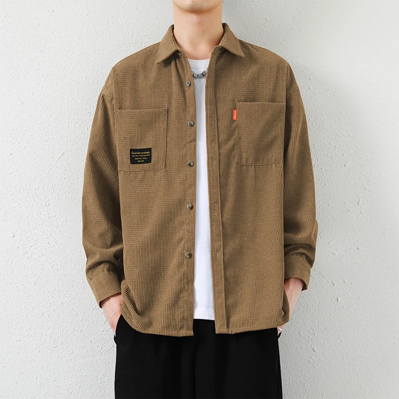 LICHENGRUI Men's Corduroy Long Sleeve Shirts Multicolor Art Style Autumn Korean Shirt Woman Fashion Casual Shirt Coat Quality
LICHENGRUI Men's Corduroy Long Sleeve Shirts Multicolor Art Style Autumn Korean Shirt Woman Fashion Casual Shirt Coat Quality